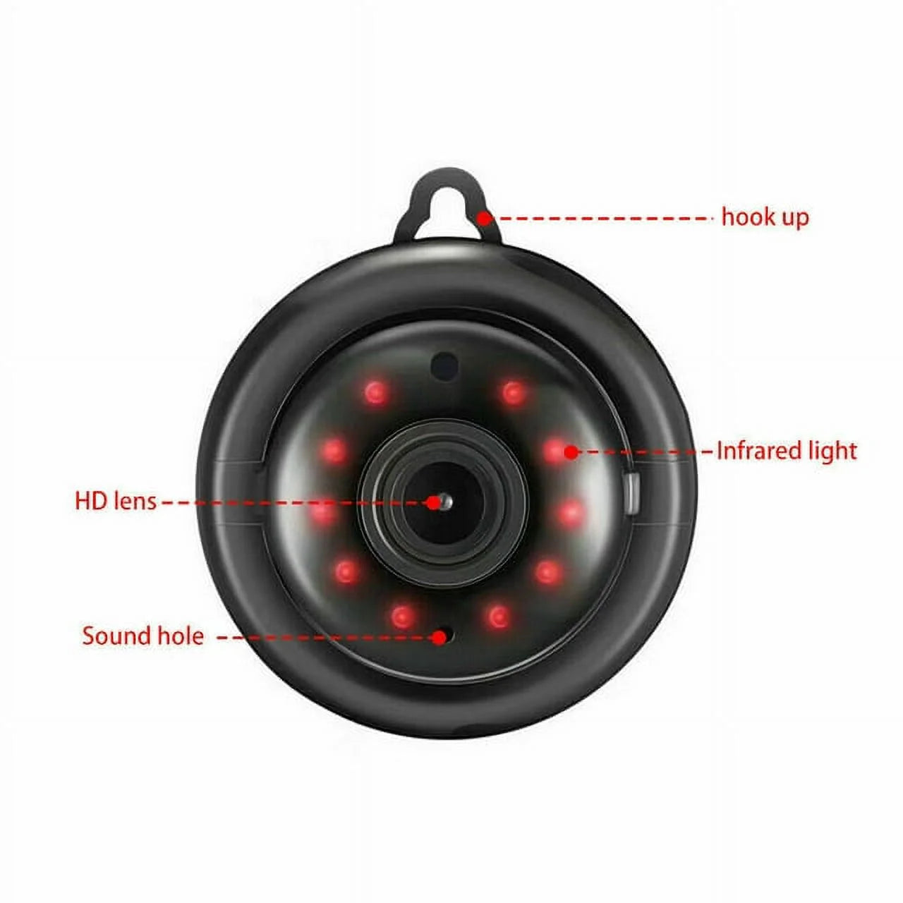 Mini Camera Small Nanny Cam 1080P Wireless Portable Indoor Outdoor Home Security Cameras, Night Vision